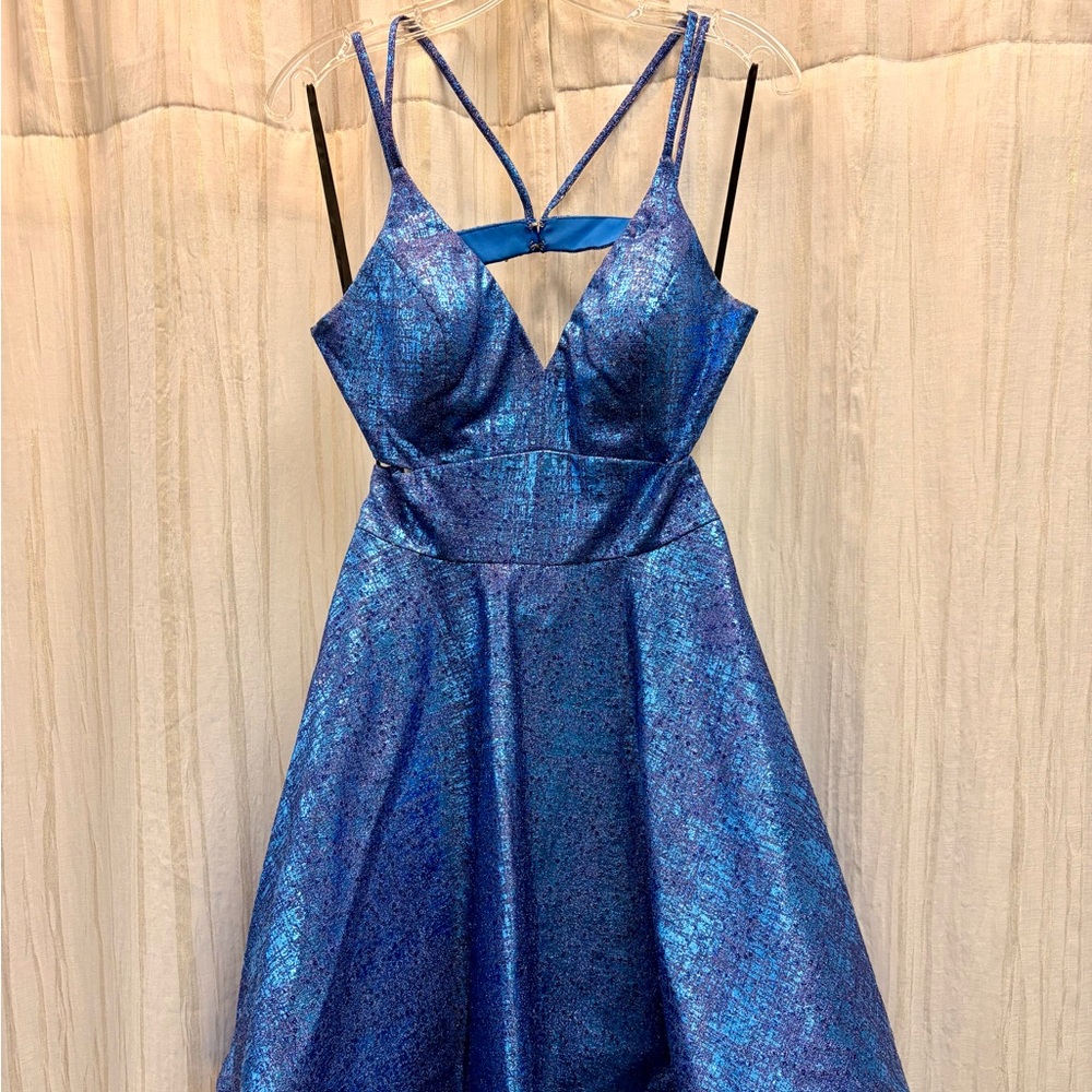 Dazzling Sapphire Blue Prom Dress